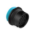 Thermoplastic DIP Connector offering a range of terminal types engineered for operation between minus 55 and plus 125 degrees Celsius